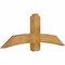 Ekena Millwork Bellingham Rough Sawn Timber Gable Bracket, Western Red Cedar, 60"W x 22"H x 4"D x 6"F, 9/12 Pitch GBW060X22X0406BEL00RWR - alternate 4